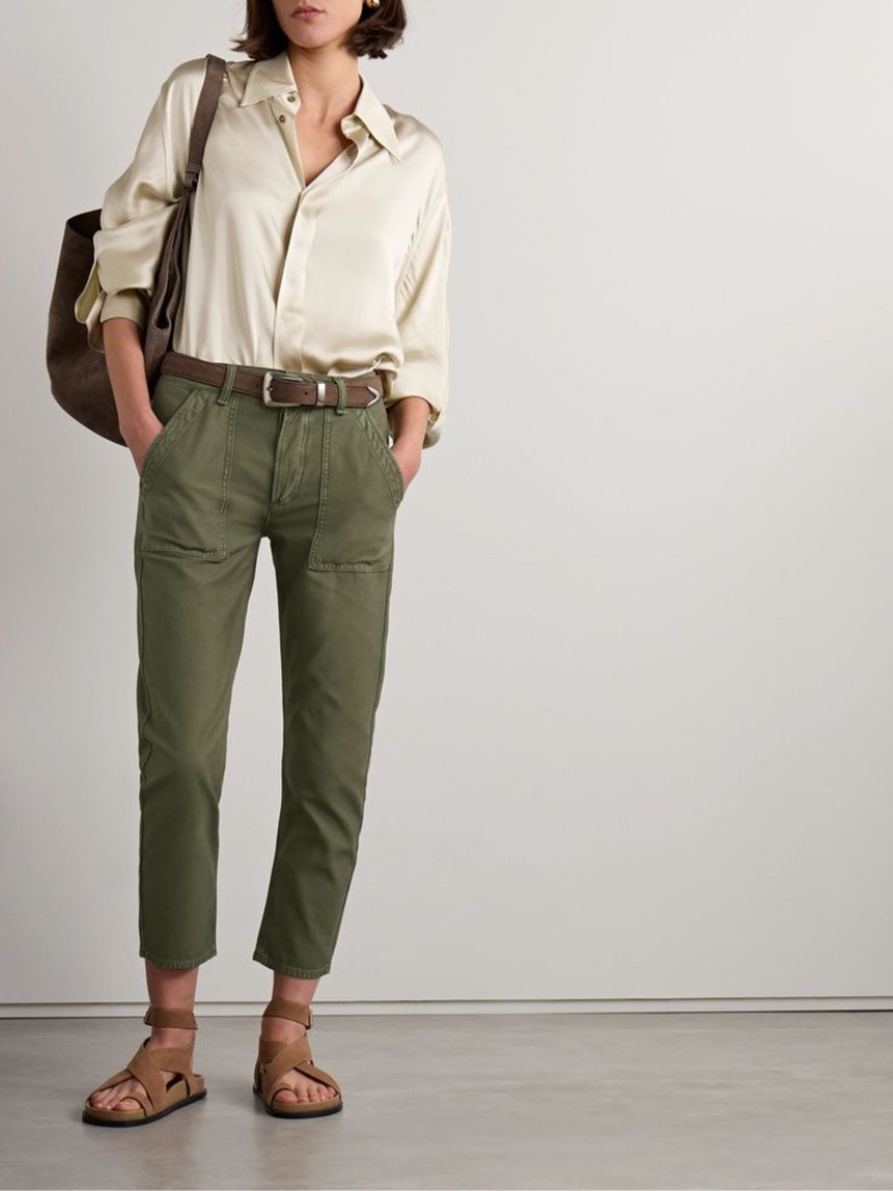 Citizens of Humanity Olive Utility Trouser Cropped